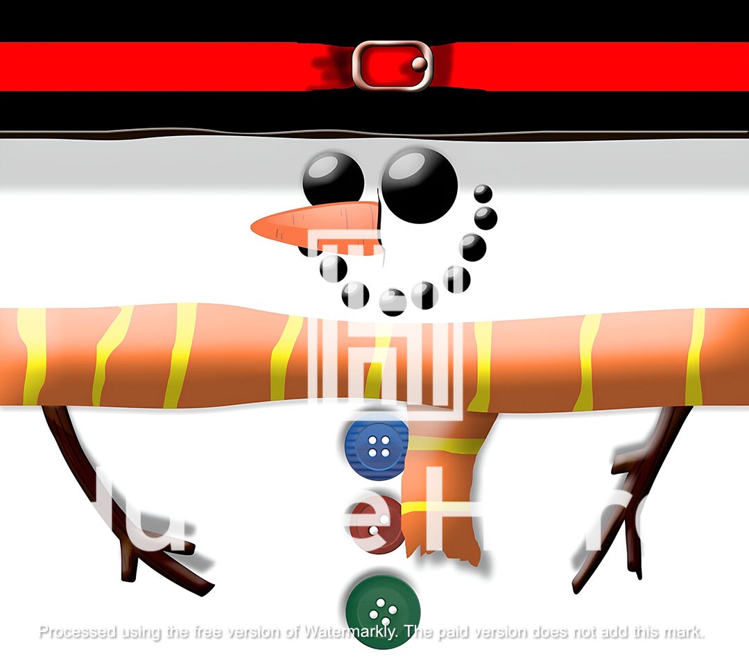 Frosty The Snowman Tumbler Sublimation Wrap PNG