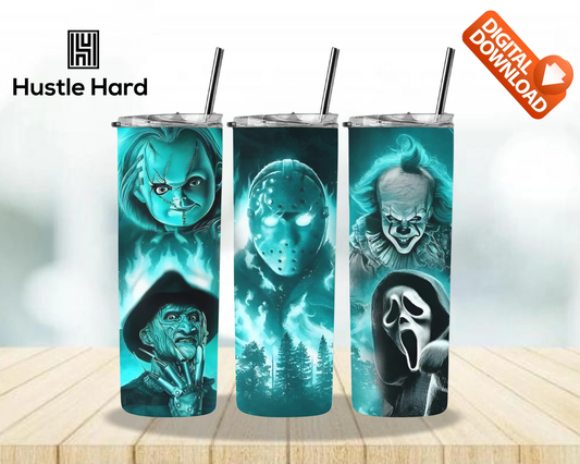 Horror Characters Tumbler Wrap Bundle