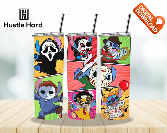 Stitch Halloween Tumbler Wrap