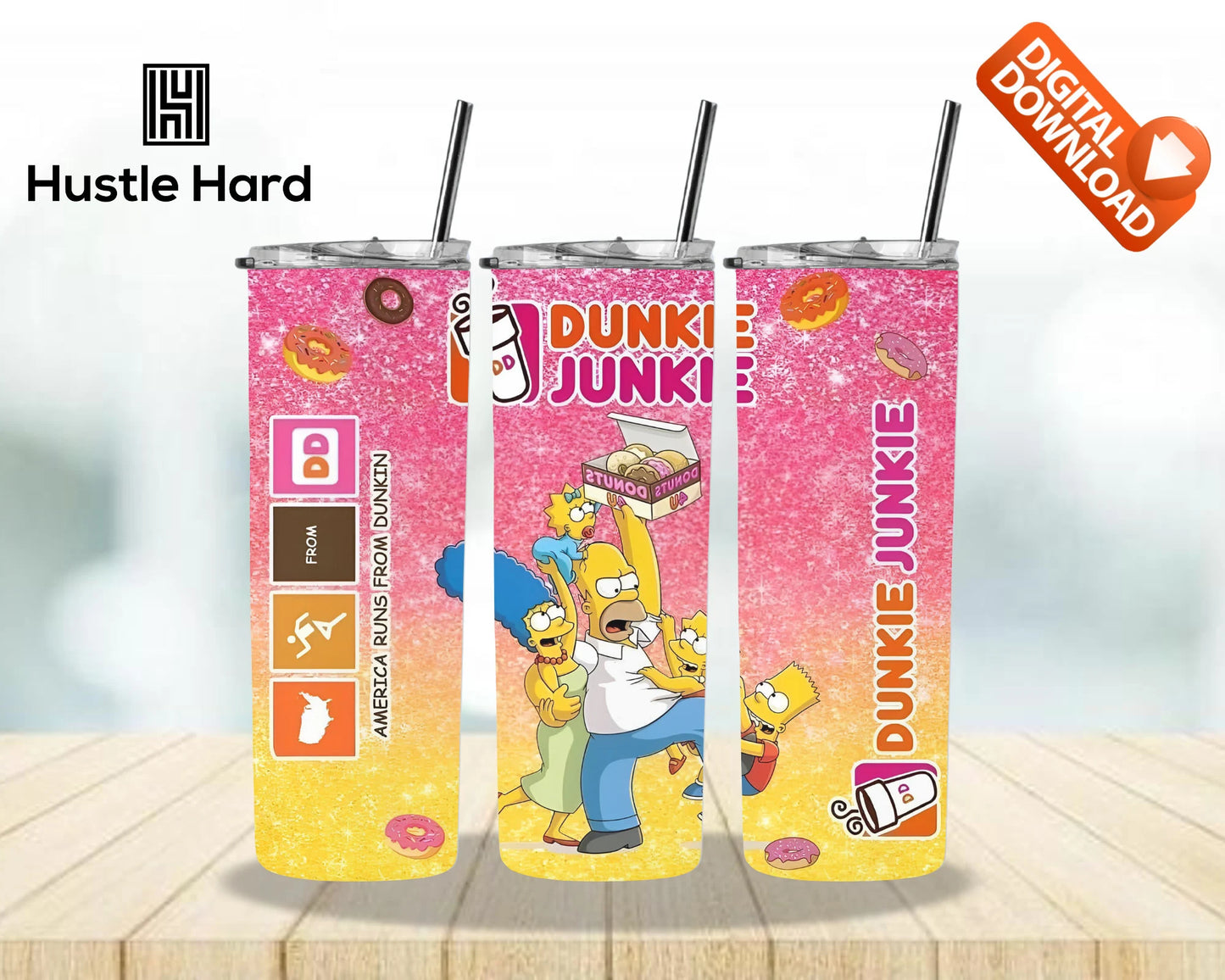 Dunkie Junkie Tumbler Wrap