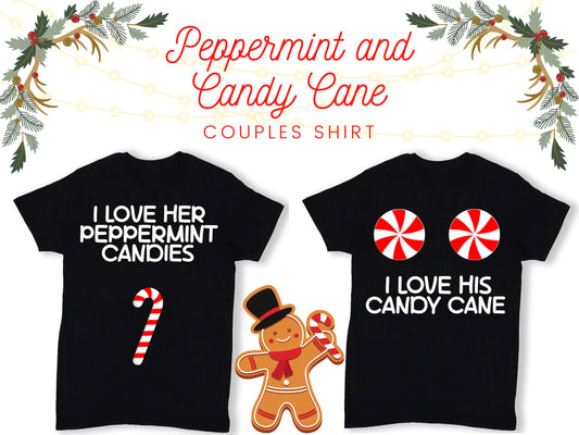 I Like His Candy Cane, I Like Her Peppermint Candies Svg, Couples Matching Christmas Svg, Christmas Png, Digital Download